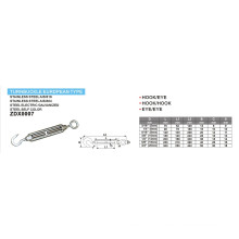 Matériel Turnbuckle Eurdpean Type for Wire Rope